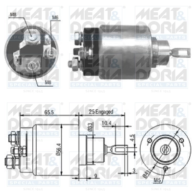 Solenoid Switch, starter